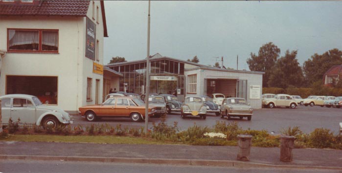 Blick von der Gandersheimer Straße auf das Betriebsgelände 1972